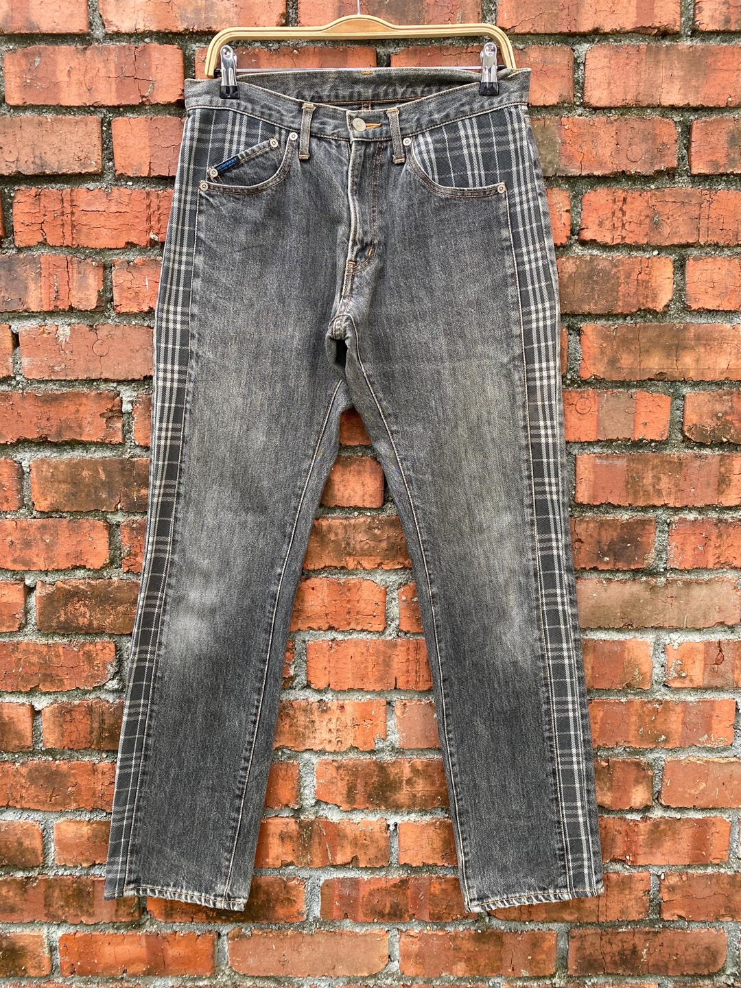 W32x32 Burberry Black Label Jeans Japan - Etsy W32x32 Burberry Black Label Jeans Japan - Etsy