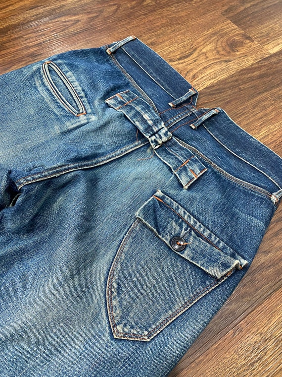 rare japanese jeans selvedge nice design - image 5