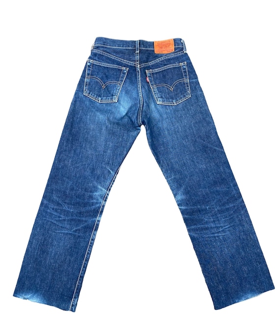 Size 28 Vintage Levi's 503B Redline Cut off Bottom - Etsy