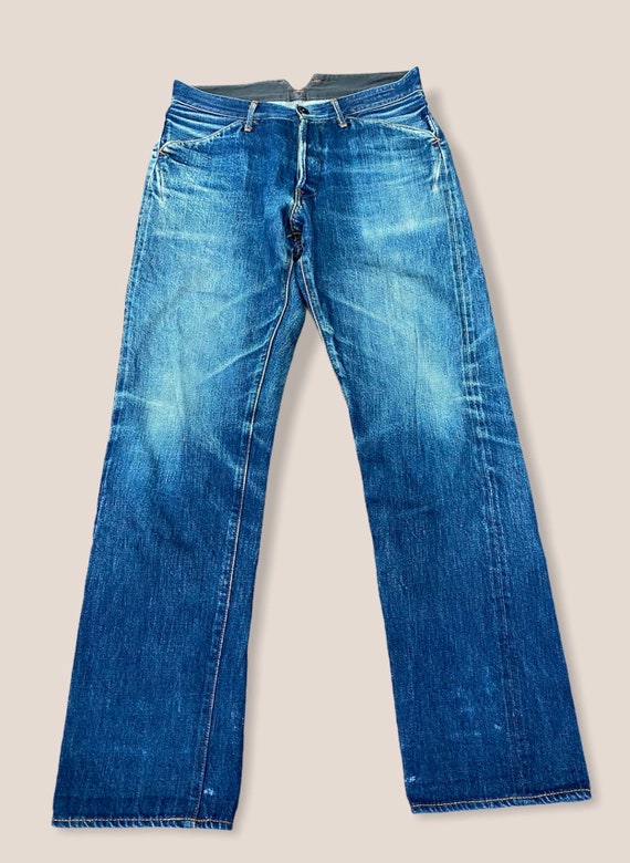 rare japanese jeans selvedge nice design - image 2