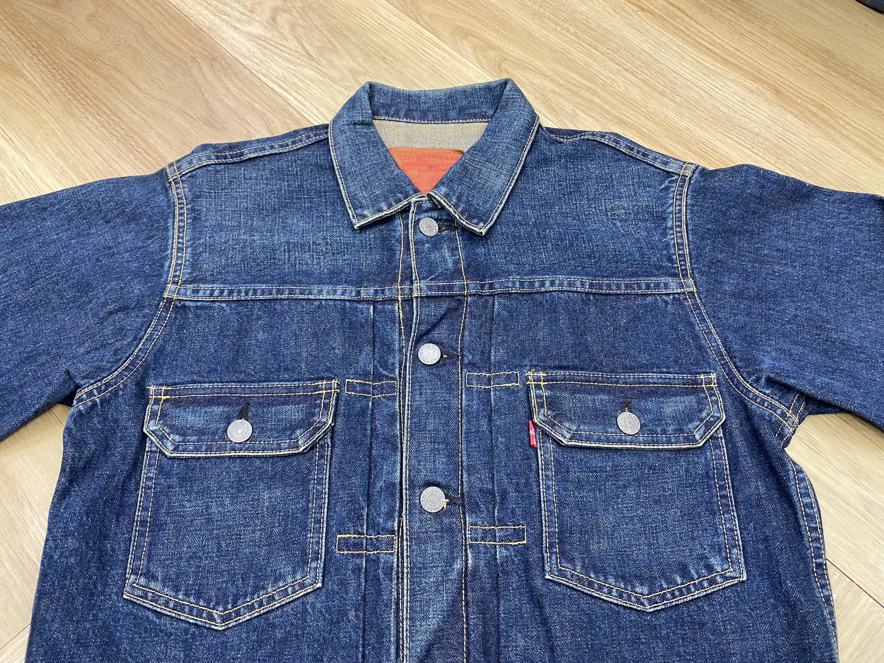 Size 38 Vintage Levi's Trucker Denim Jacket 507 Redline - Etsy Size 38 Vintage Levi's Trucker Denim Jacket 507 Redline - Etsy