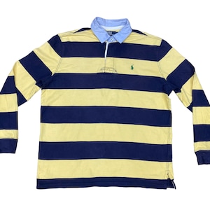 vintage 90s polo ralph lauren polo rugby stripes