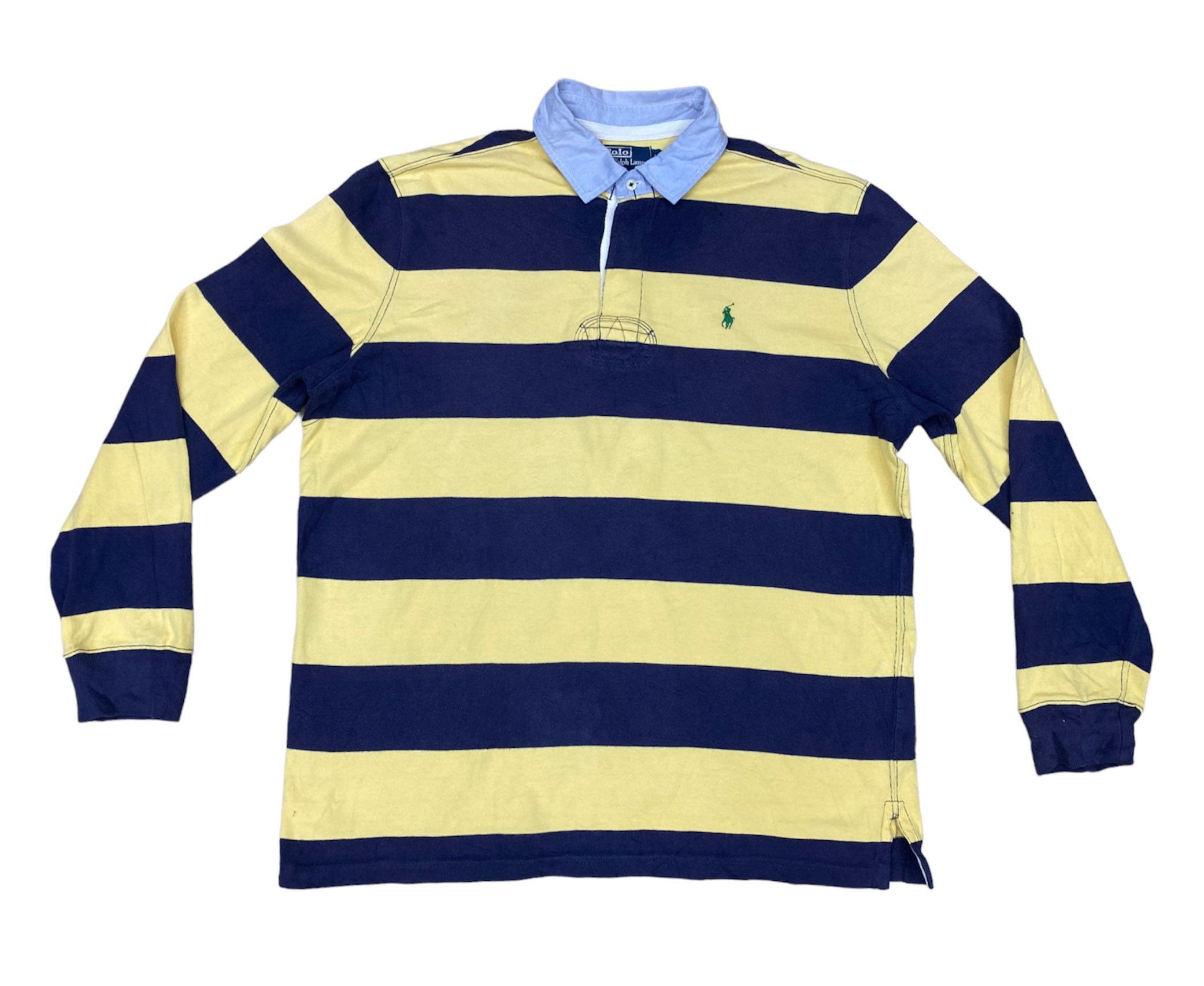 Vintage 90s Polo Ralph Lauren Polo Rugby Stripes - Etsy