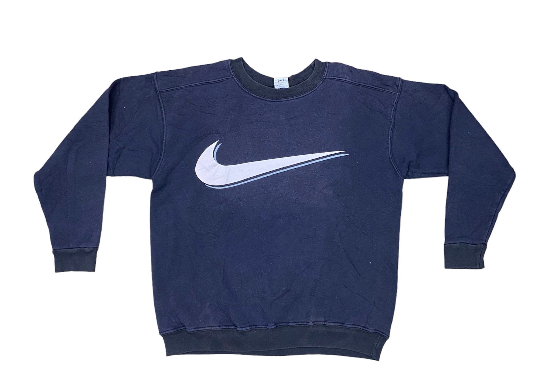 Vintage 90s Nike Sweatshirt Faded Stretwear - Etsy