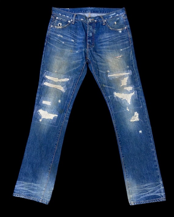 Size 36 Swagger Distressed Denime Japanese Brand - Etsy
