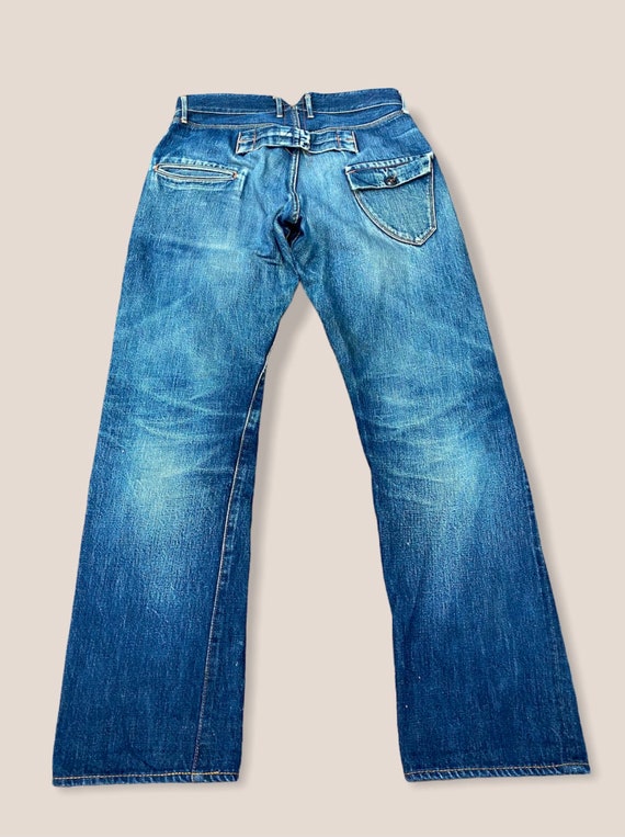 rare japanese jeans selvedge nice design - image 1