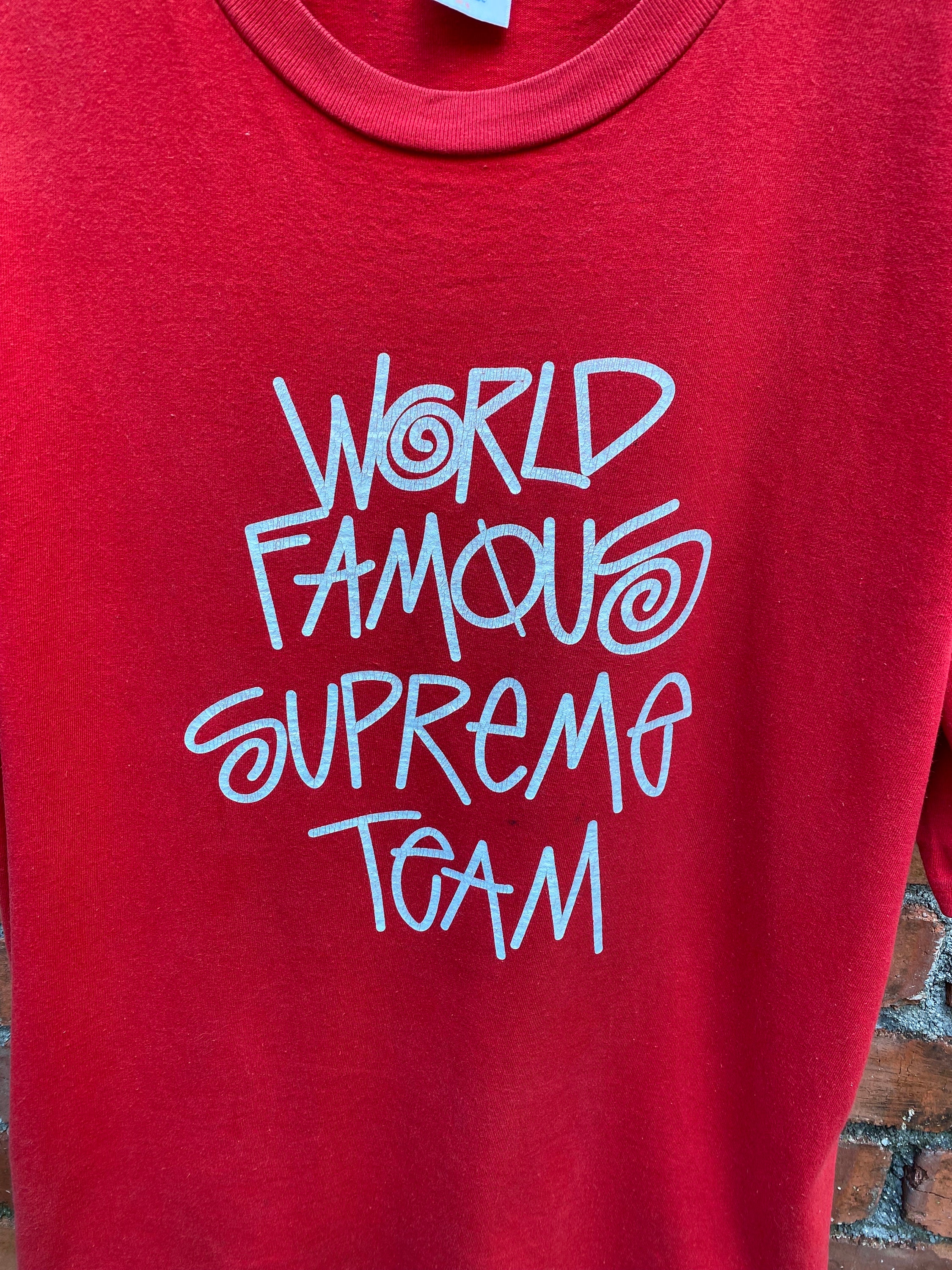Supreme World famous supreme team Tシャツ Supreme WORLD FAMOUS SUPREME TEAM Tシャツ安い 通販