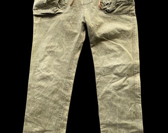 size 30 japanese brand cargo pocket pants design