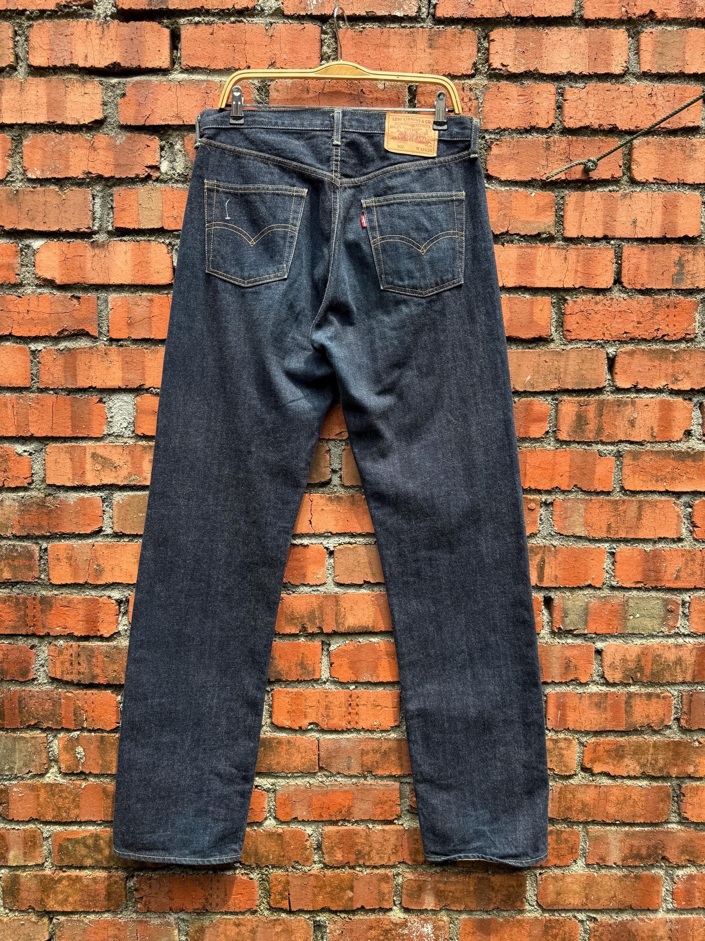 W33x47 Vintage Levi's 502 Big E Redline Made in JAPAN - Etsy