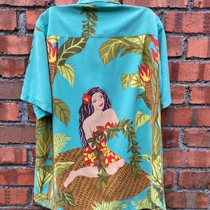 Vintage hawaii rayon suns surf toyo kamehameha USA