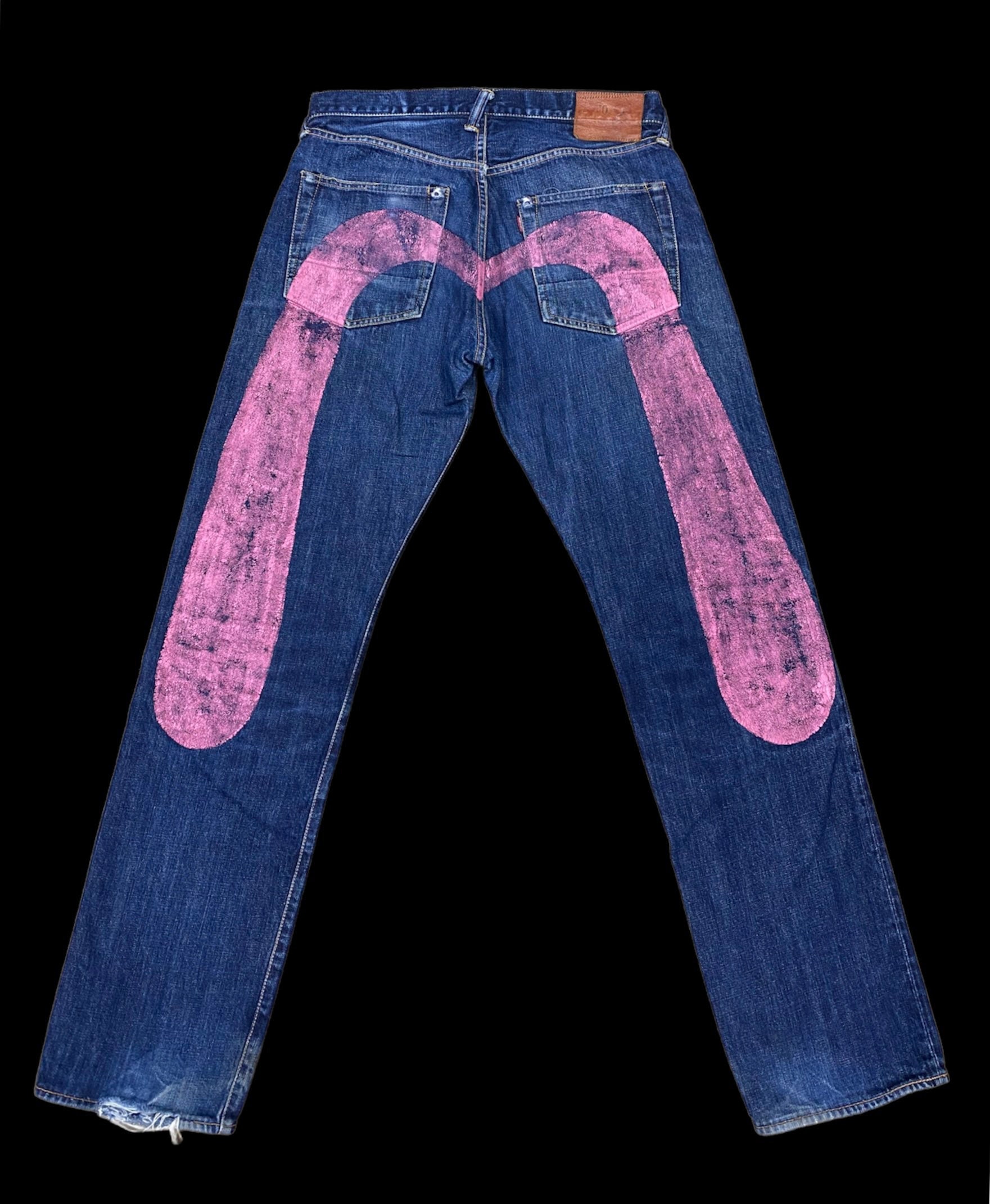 Size 34 Evisu Diacock Travis Scott Japanese Brand Jeans - Etsy