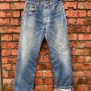 W30x31 Vintage Levi's 501xx Redline Big E Repaired USA - Etsy