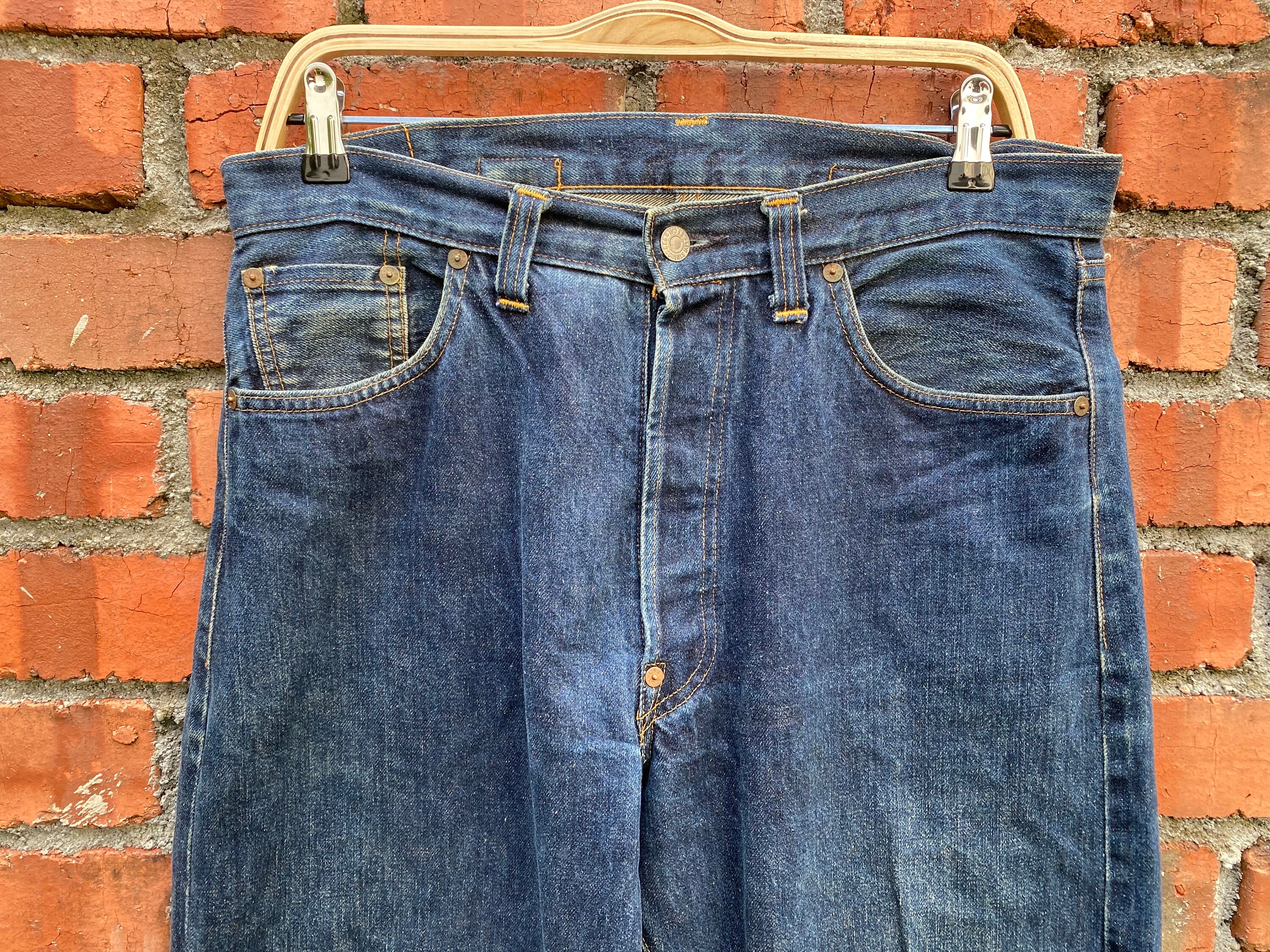 Size 34x30 Vintage Levi's 201xx Redline Big E USA - Etsy