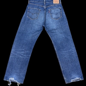 size 34 vintage levi&#39;s 501xx 36x36 redline made in USA