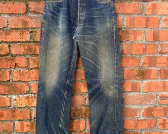 W30x32.5 Vintage levi's 501xx redline big E made in USA