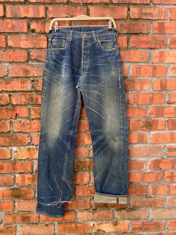 W30x32.5 Vintage Levi's 501xx Redline Big E Made in USA - Etsy Israel