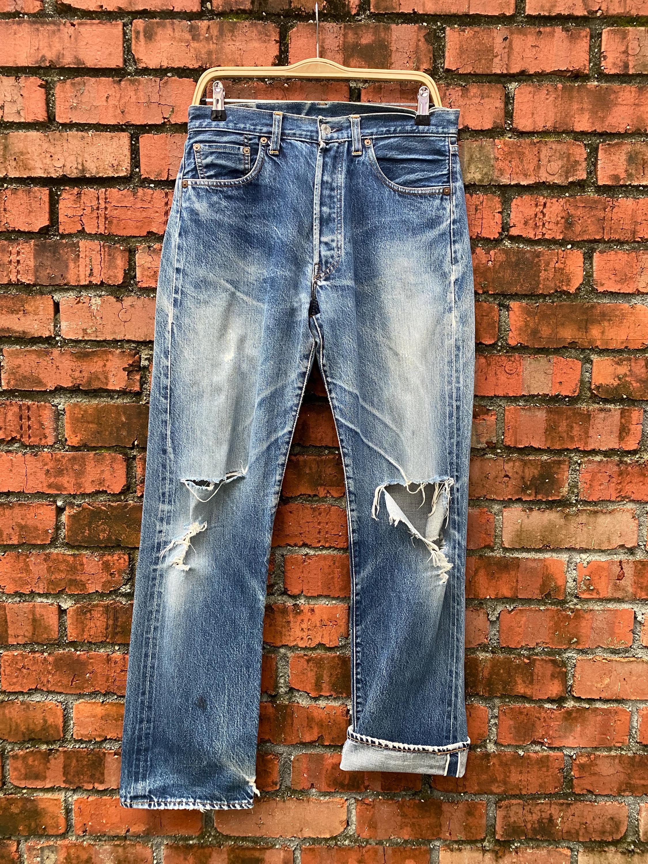 W32x32 Vintage Levi's 501xx Redline Big E Made in USA - Etsy