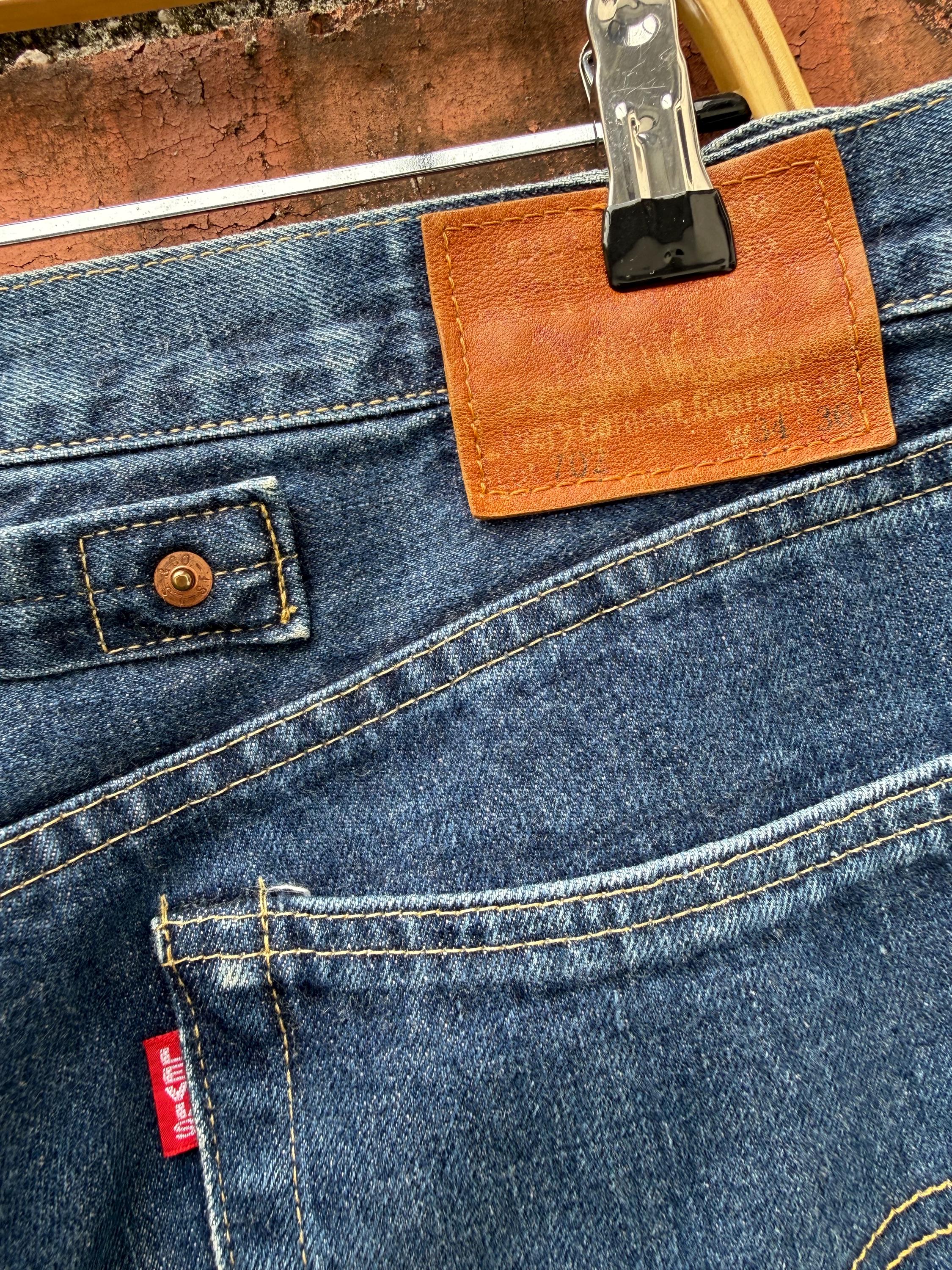W33x34 Vintage Levi's 702 Redline Buckle Back Denime - Etsy