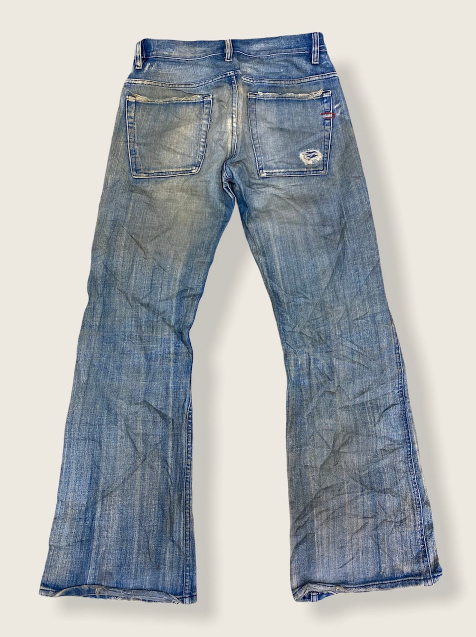 Size 31 Diesel Dirty Distressed Jeans Made in Italy Etsy UK