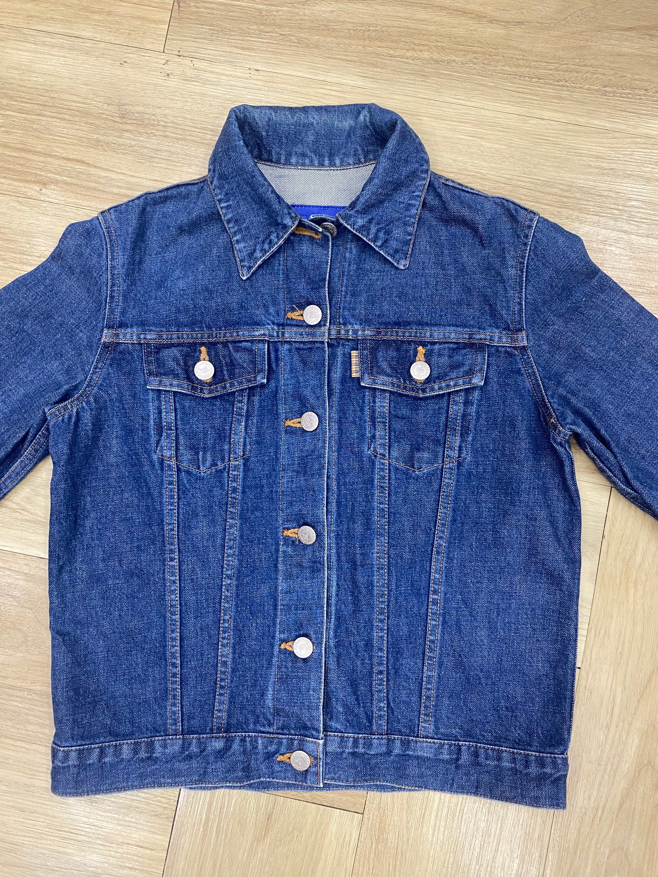 ジャケット・アウター Burberry blue label denimjacket Black Burberry Blue Label Denime Jacket - Etsy Canada