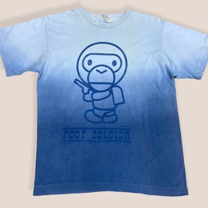 vintage distressed baby milo by bathing ape