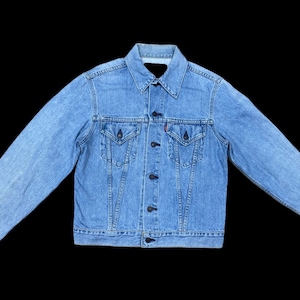 size 38 vintage levi&#39;s 557 big E redline trucker denim jacket