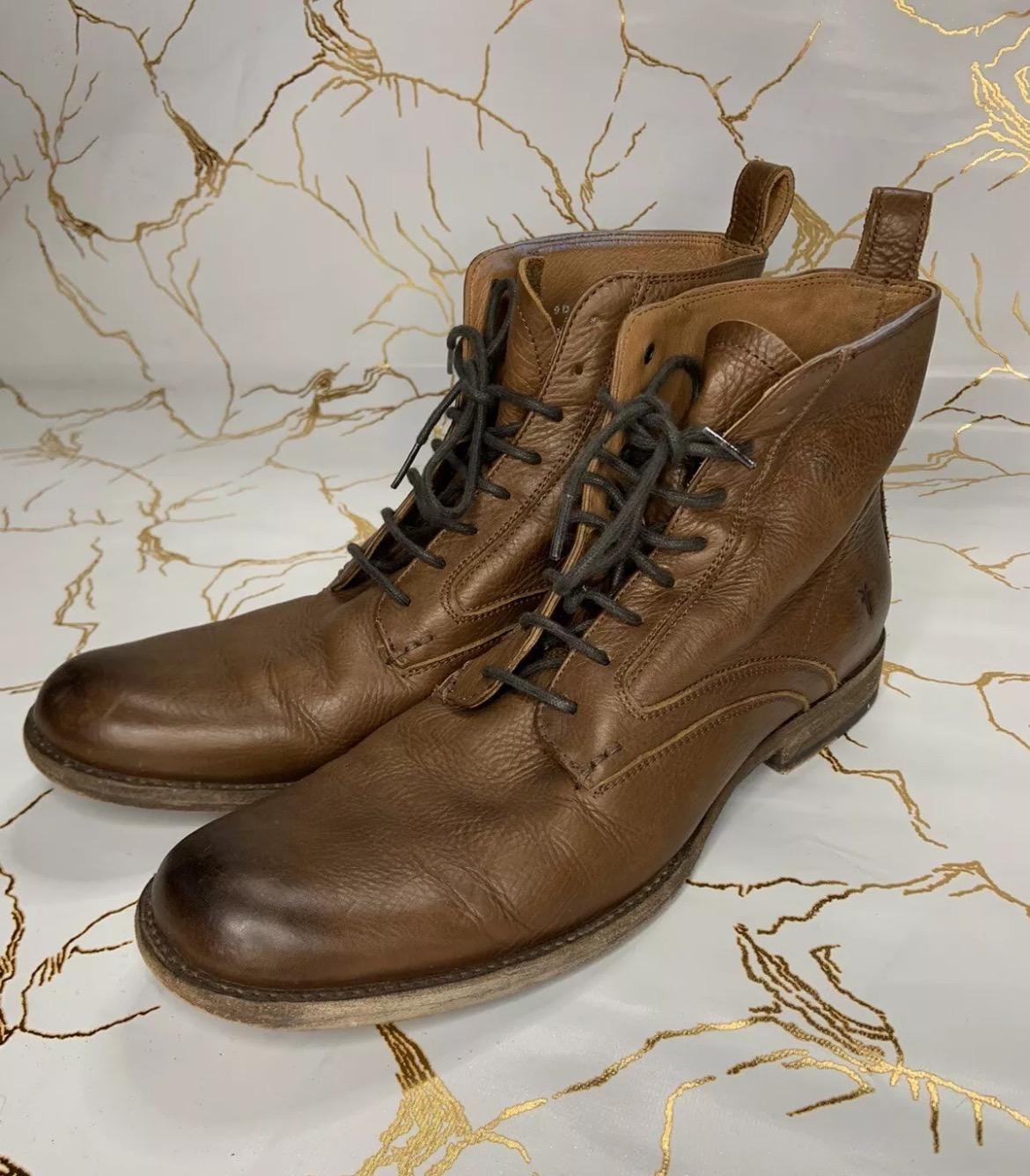 Frye Mens Phillip Lace up Brown Boots 3487883 US9 D EU42 - Etsy display picture 2