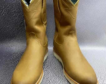 Tecovas Men\'s Stockton Umber Leather Ranch Wear Cowboy Work Boots Size 12 EE Tecovas the stockton - Gem main image 4