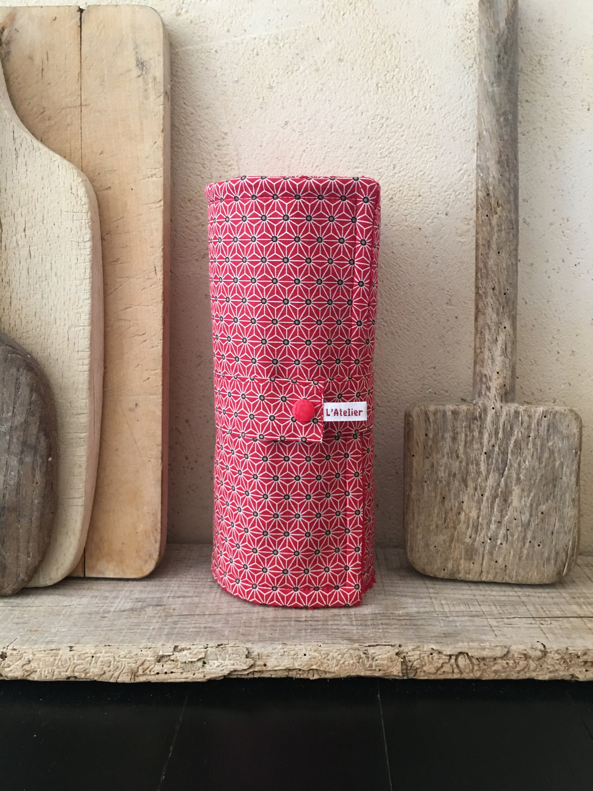 Essuie-Tout Lavable Saki Rouge