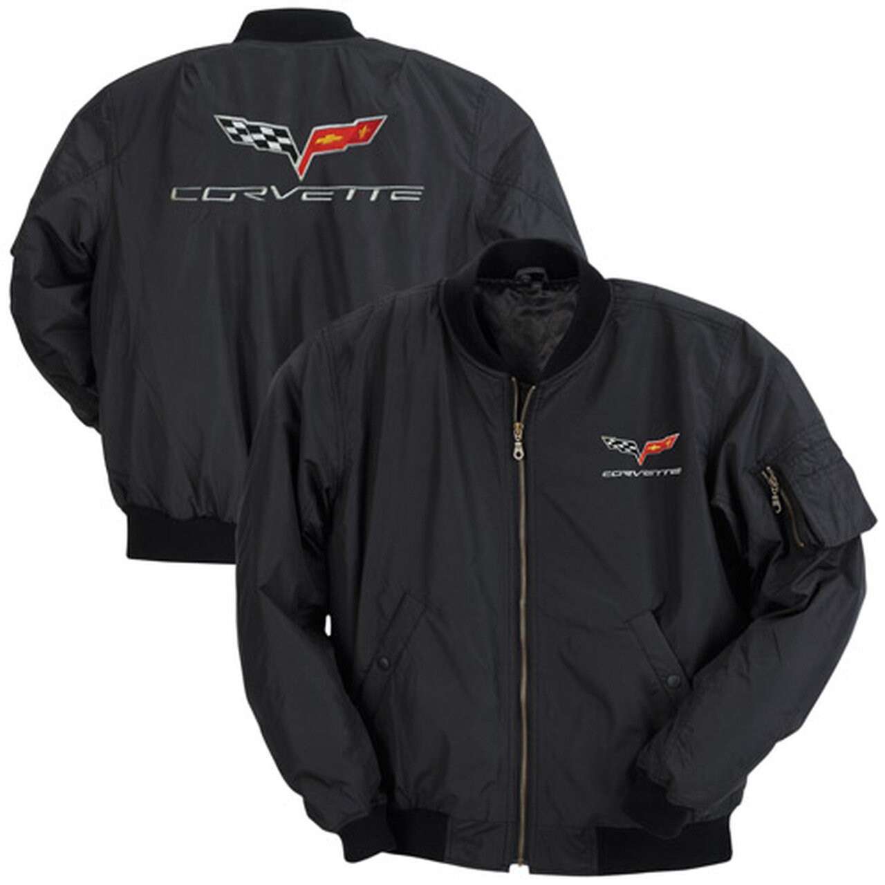 C6 Corvette Black Aviator Jacket - Etsy