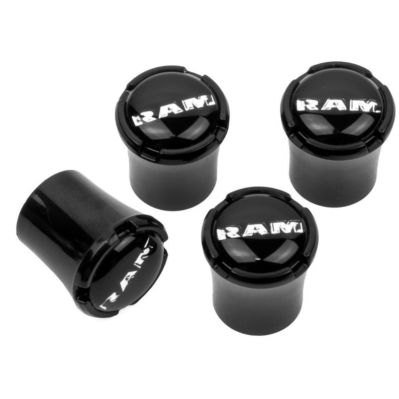 Dodge Ram Lettering All Black Valve Stem Caps Etsy