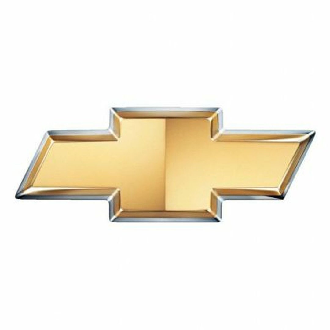 Gold chevy bowtie emblem deals