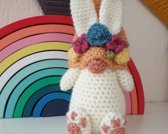PATTERN ONLY Easter Bunny Gnome Crochet Amigurumi
