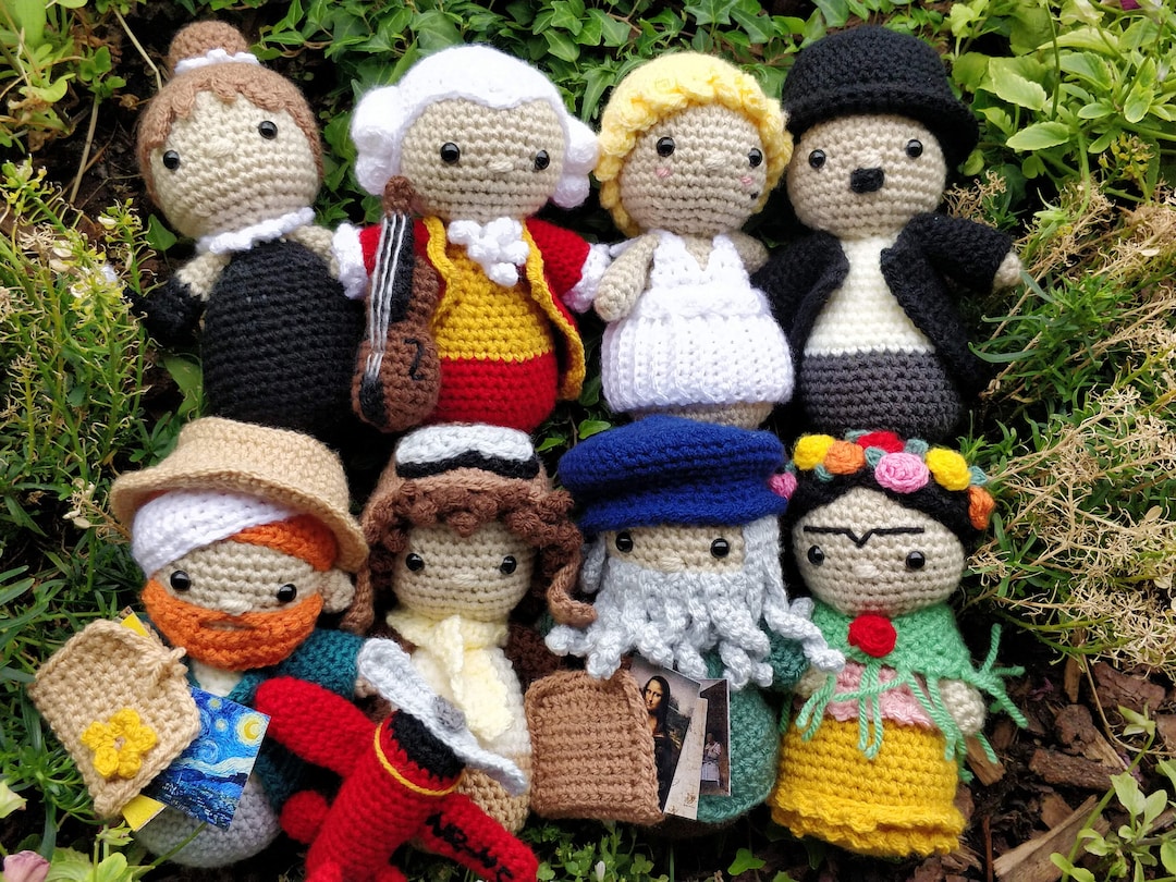 Iconic Pioneer Amigurumi Crochet PATTERN Audrey Hepburn Mozart