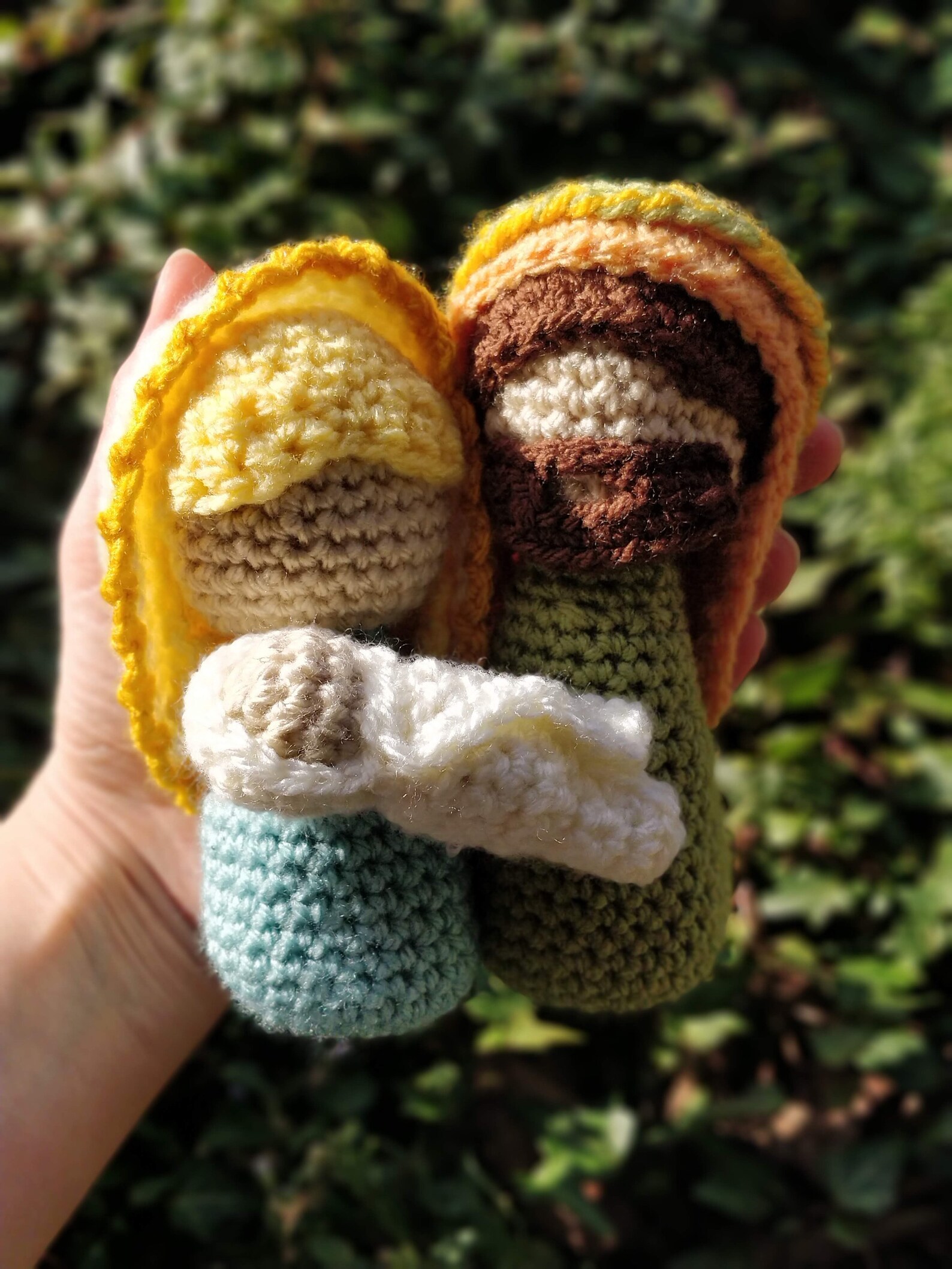 PATTERN ONLY Crochet Amigurumi Mini Nativity Scene Christmas Dolls Mary ...