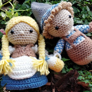 Hannes and Heidi Amigurumi crochet PATTERN Oktoberfest Octoberfest Bavaria Bayern München Munich Germany Deutschland dolls