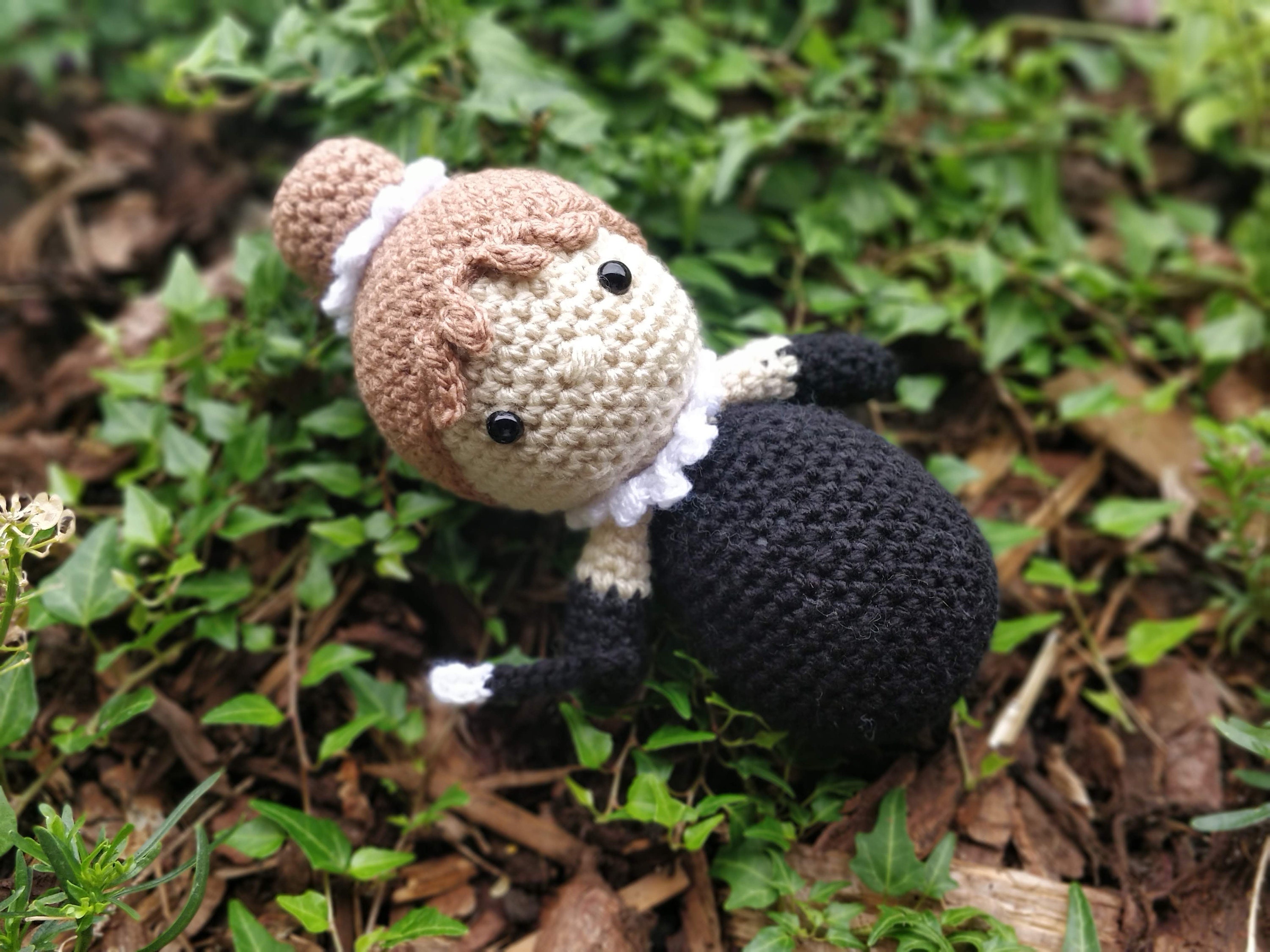 Iconic Pioneer Amigurumi Crochet PATTERN Audrey Hepburn Mozart
