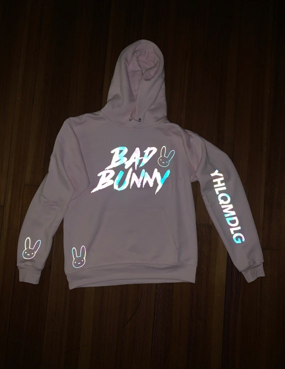 bad bunny white hoodie