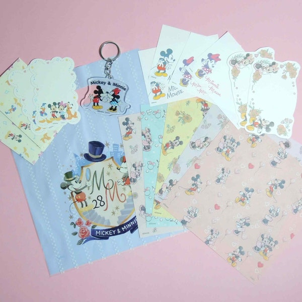 letter writing paper australia Mickey & Minnie Mouse gift set | Walt Disney, stationery set, letter writing set, message cards, snail mail bundle, value pack