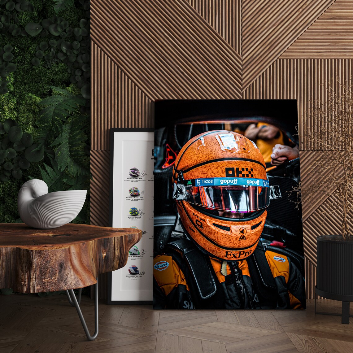 Lando Norris Mclaren Miami Helmet Basketball Design 2022 Etsy