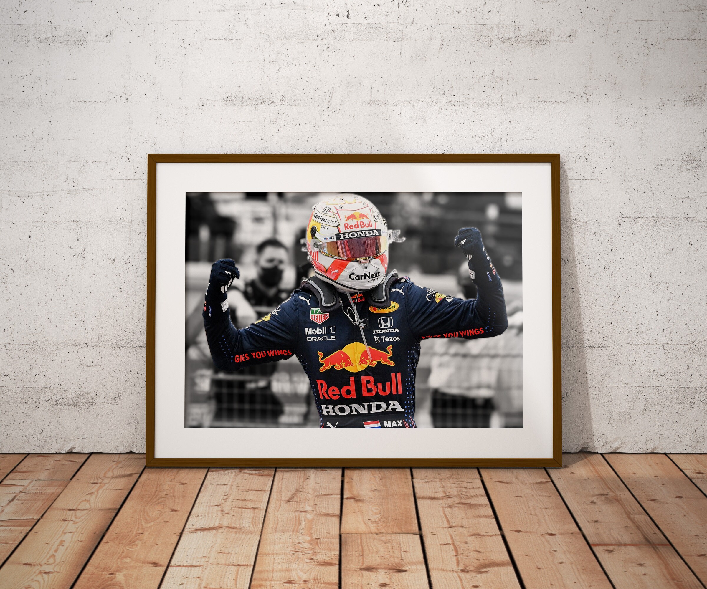 Max Verstappen Red Bull Racing F1 Formula 1 Canvas Poster Etsy