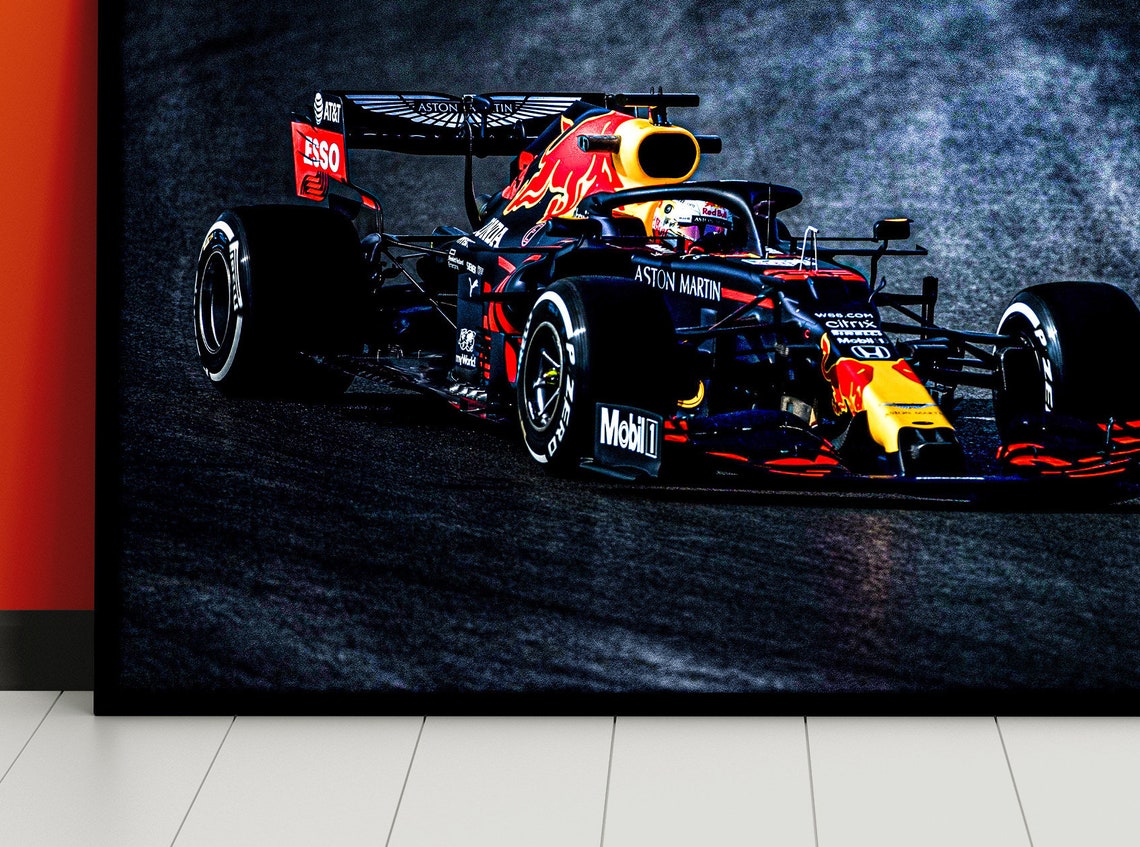 Max Verstappen poster print Formula 1 F1 / Red Bull Racing Etsy