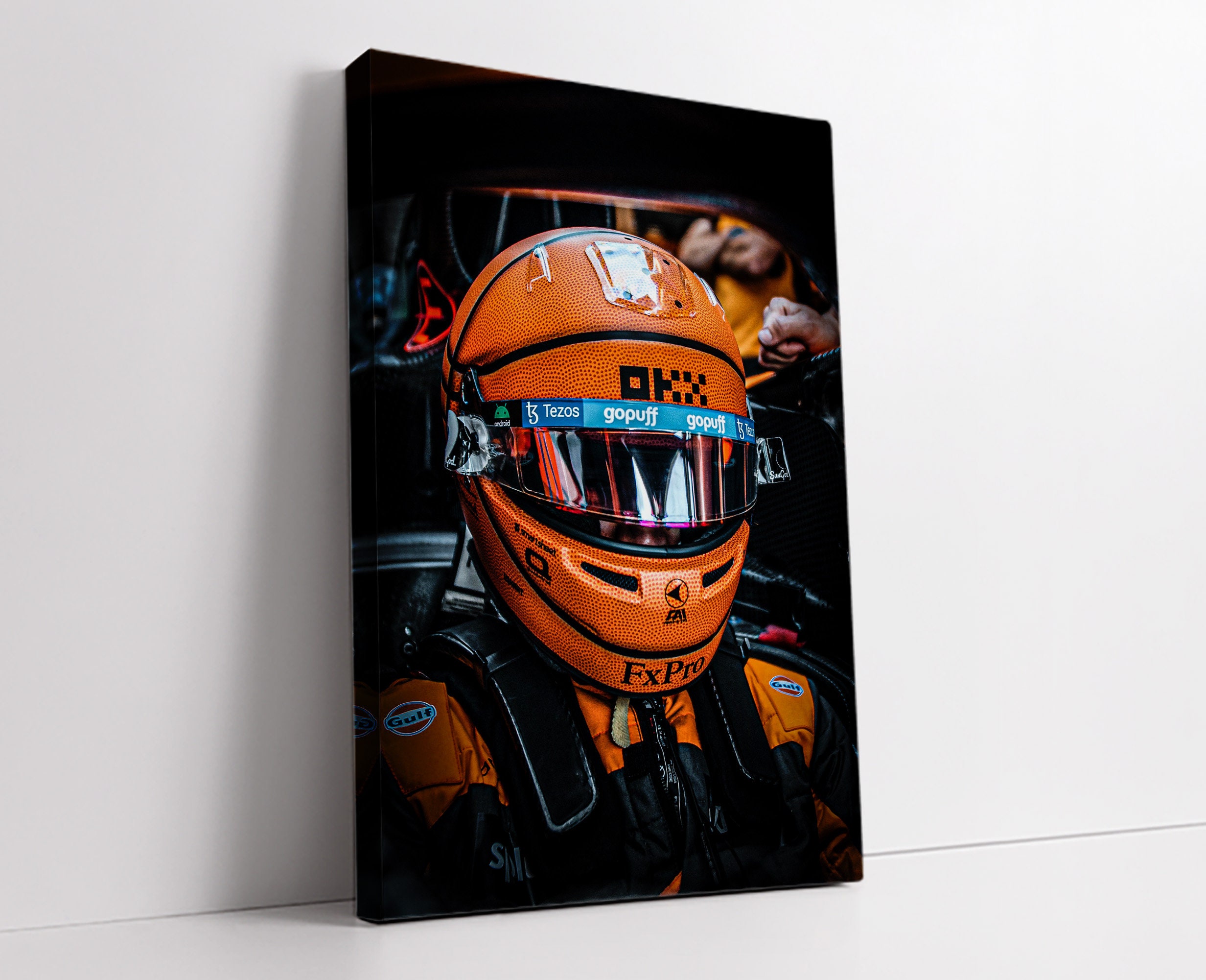 Lando Norris Mclaren Miami Helmet Basketball Design 2022 Etsy UK