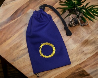 Egyptian Marines Army Blue Dice Bag - Embroidered Symbol
