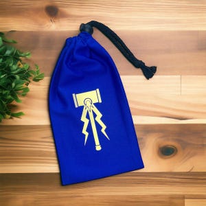 Sigmarines Army Blue Dice Bag - HTV Symbol