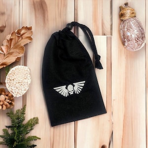 Garde Armee Schwarz Würfeltasche - Gesticktes Symbol