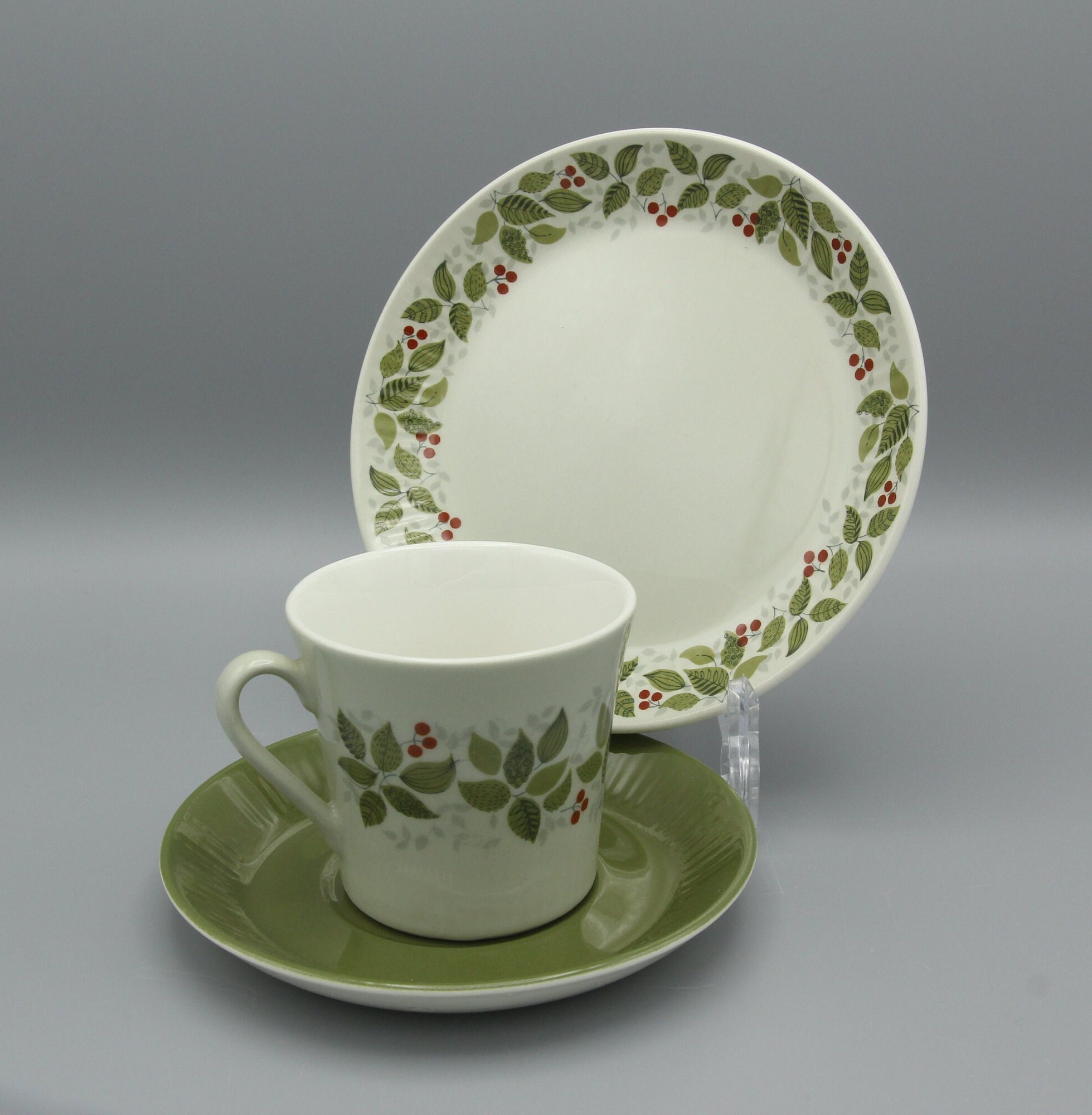 Vintage Figgjo Flint Brazil Tea Trio 1960s MCM Norway Scandi - Etsy