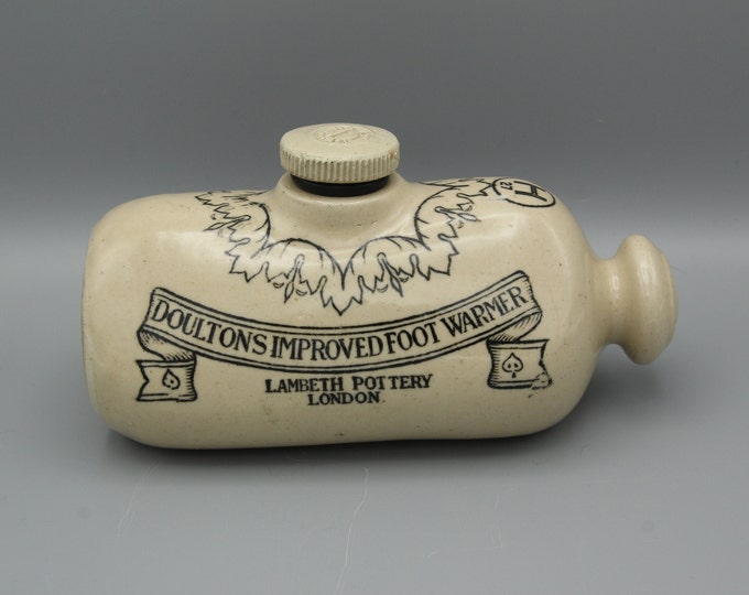 Doulton's Improved Foot Warmer by Doulton Lambeth Pottery, London Etsy UK