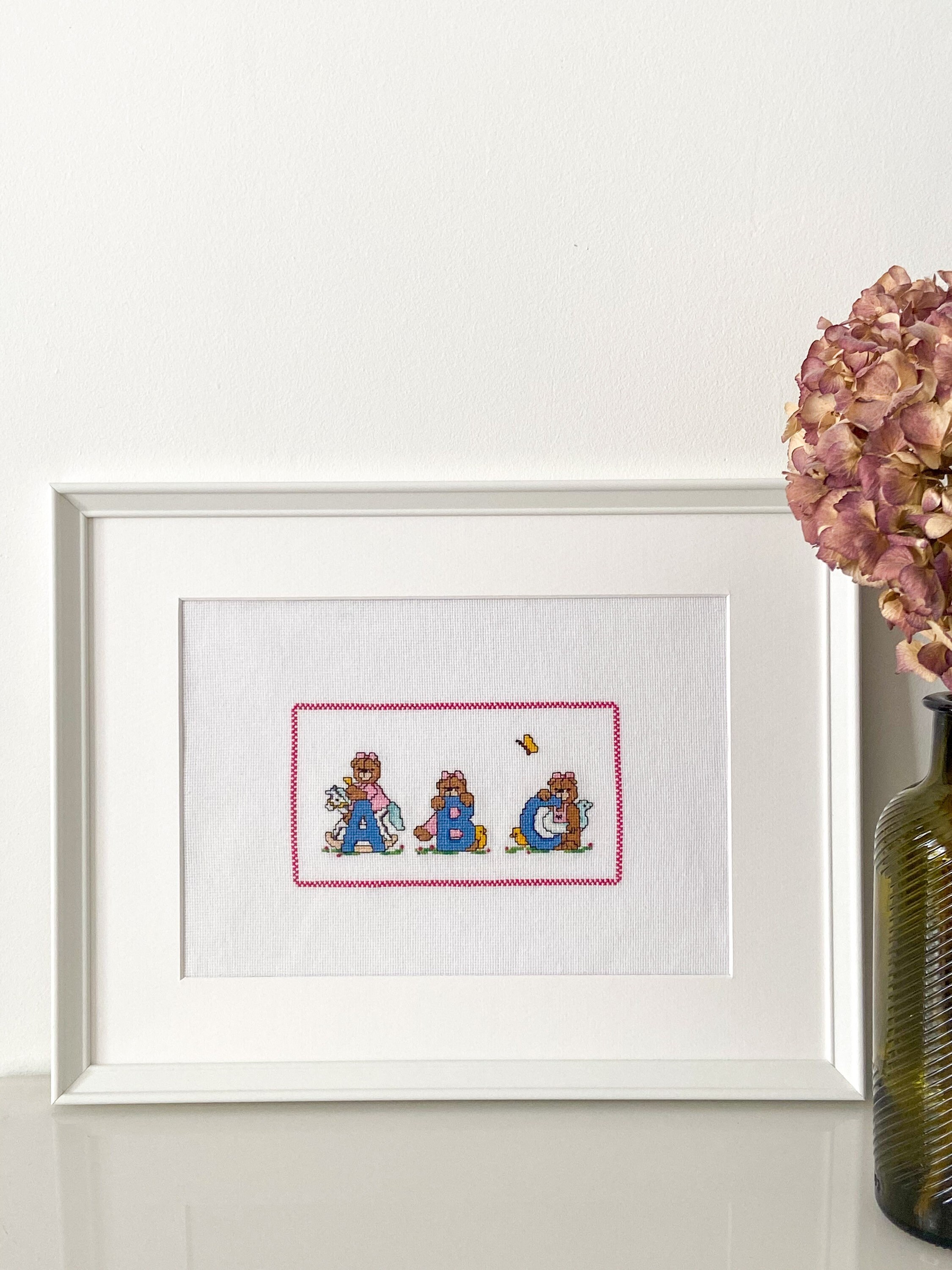 Image Faite Main Tendre de Chéri Broderie, Image Pépinière Des Enfants, Décor Mur Pépinière, Bébés,