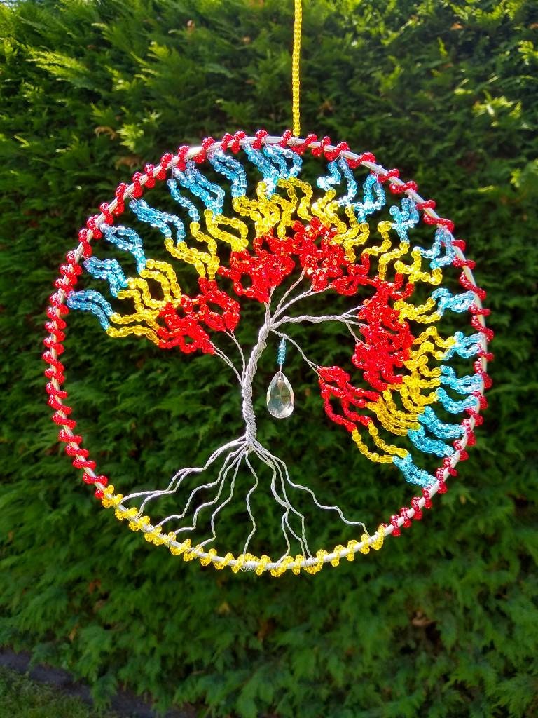 Suncatcher tree of life Etsy